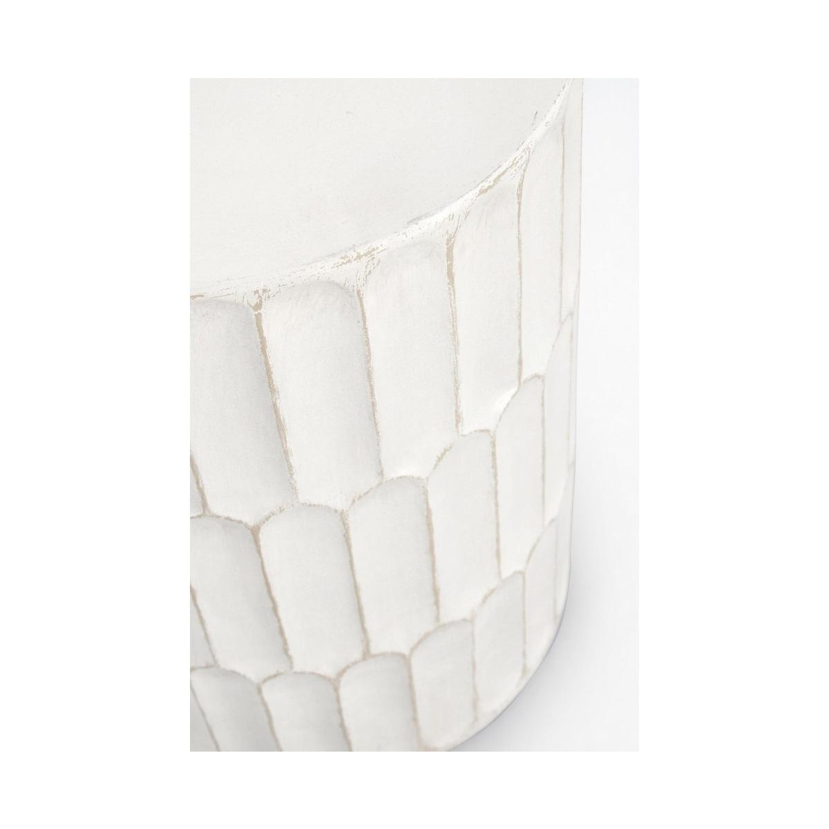 Tavolino Caesar Tondo cm.Ã?40.5 Bianco | Bizzotto