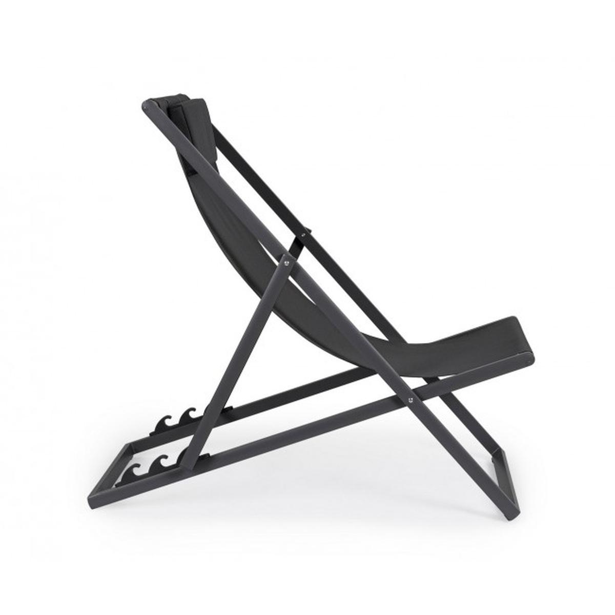 Sdraio Taylor Grigio Scuro/Antracite | Bizzotto