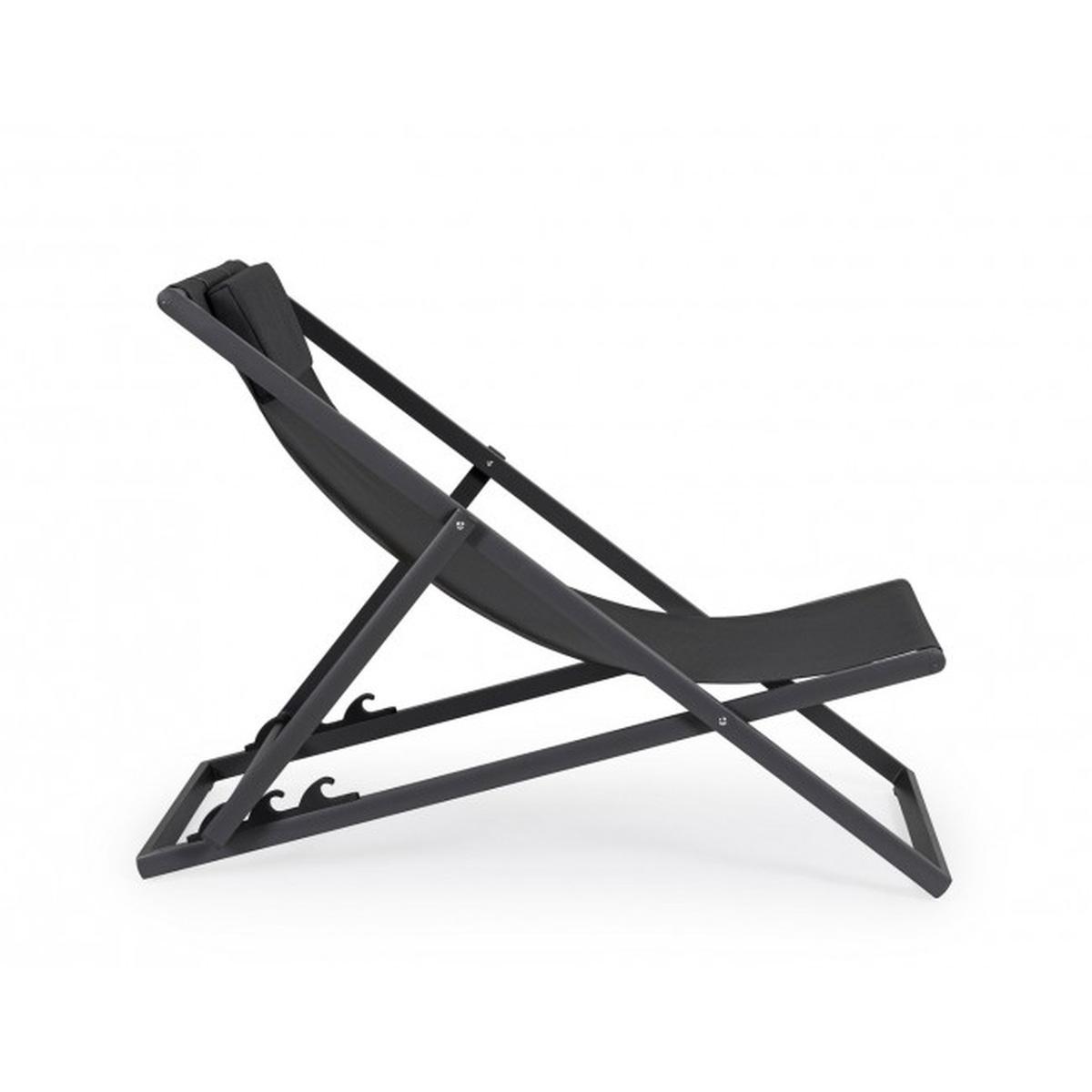 Sdraio Taylor Grigio Scuro/Antracite | Bizzotto