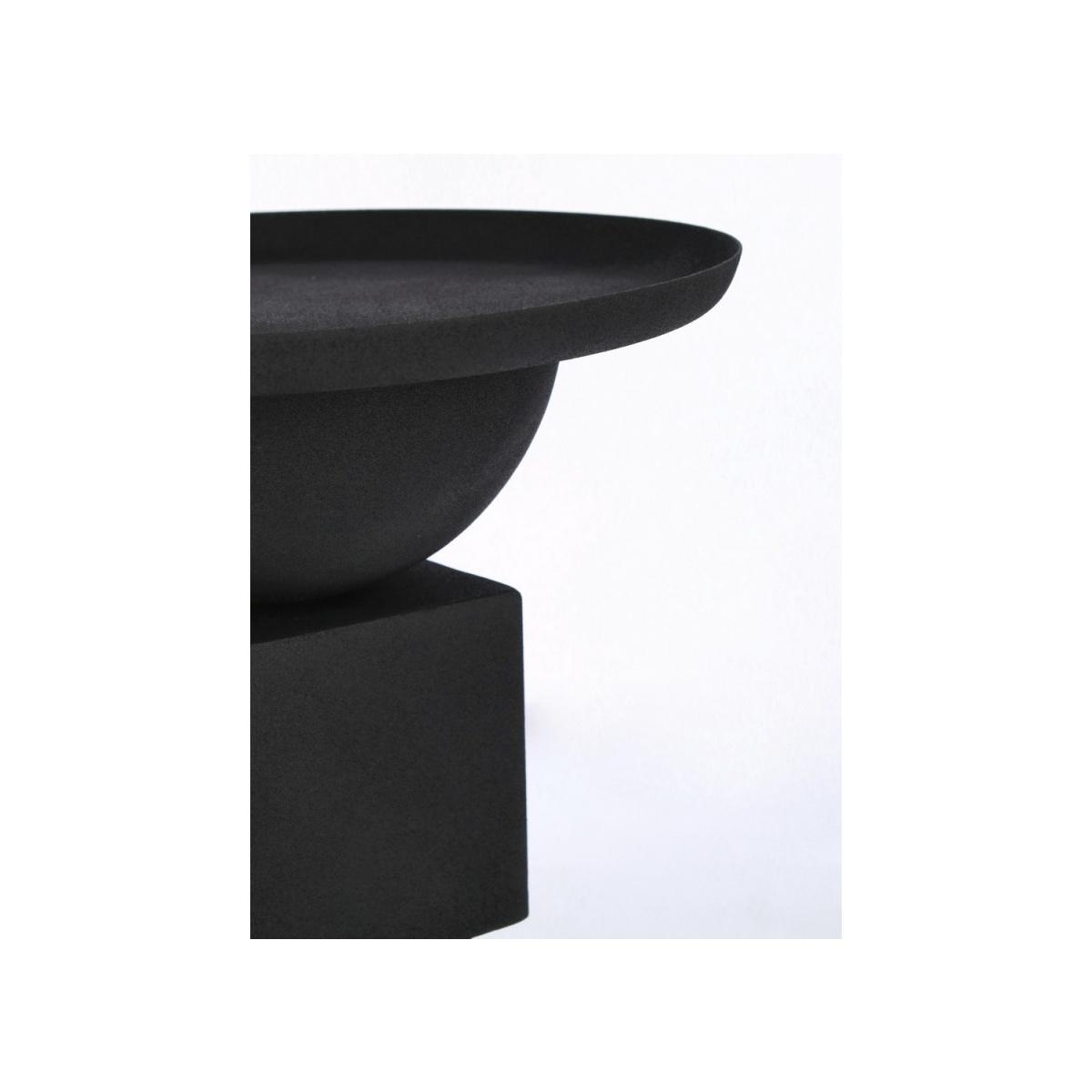 Tavolino Alka Nero Tondo cm.Ã?40.5 | Bizzotto