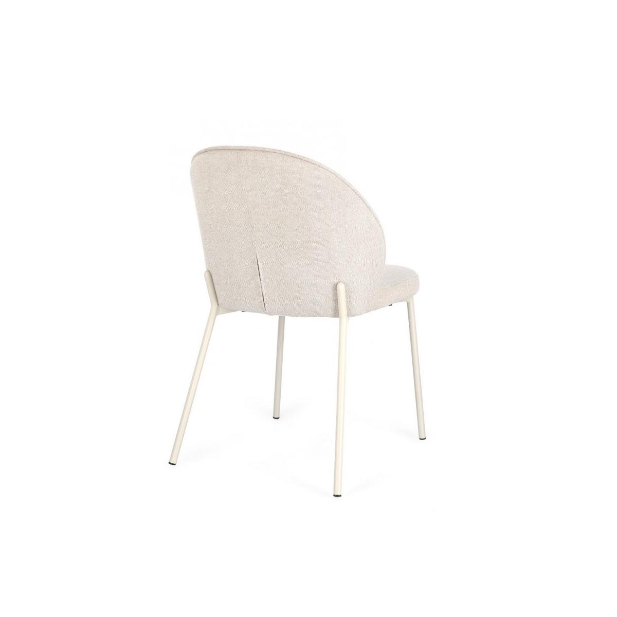 Sedia Wendy Beige/Beige | Bizzotto