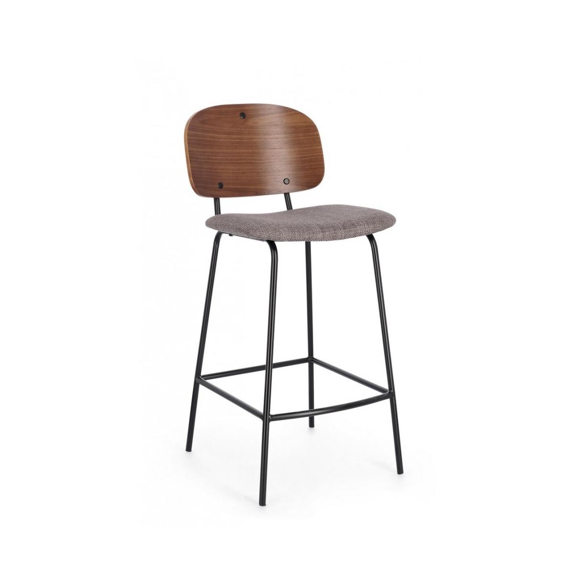 Sgabello Cucina Sienna Grigio | Bizzotto