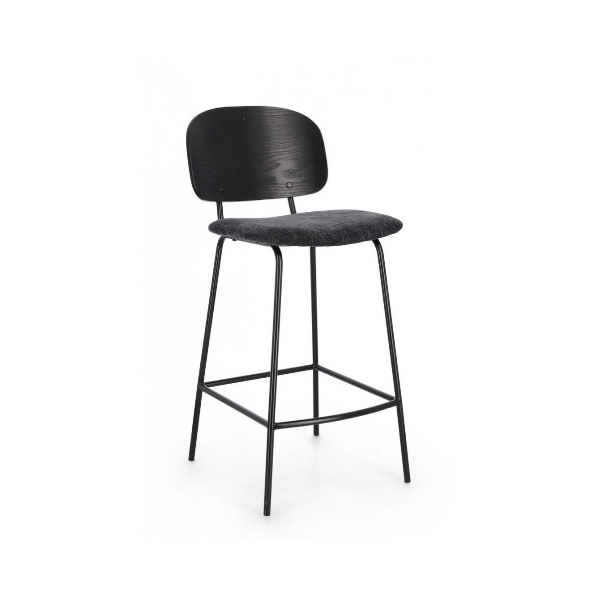 Sgabello Cucina Sienna Grigio Scuro | Bizzotto