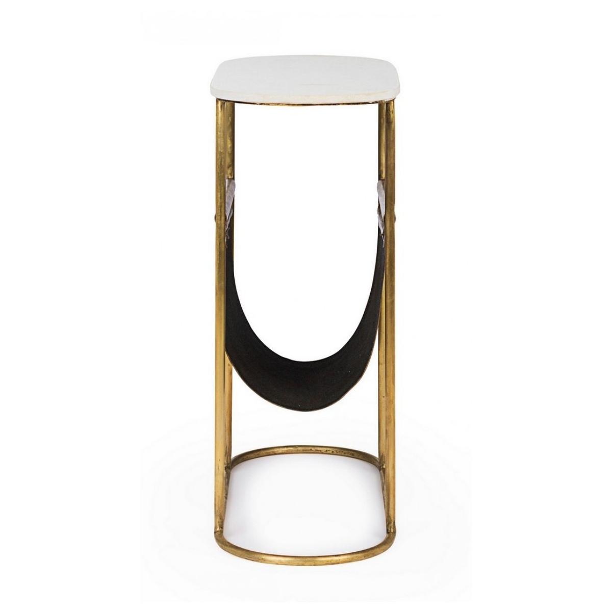 Tavolino con Porta Riviste Marmol | Bizzotto