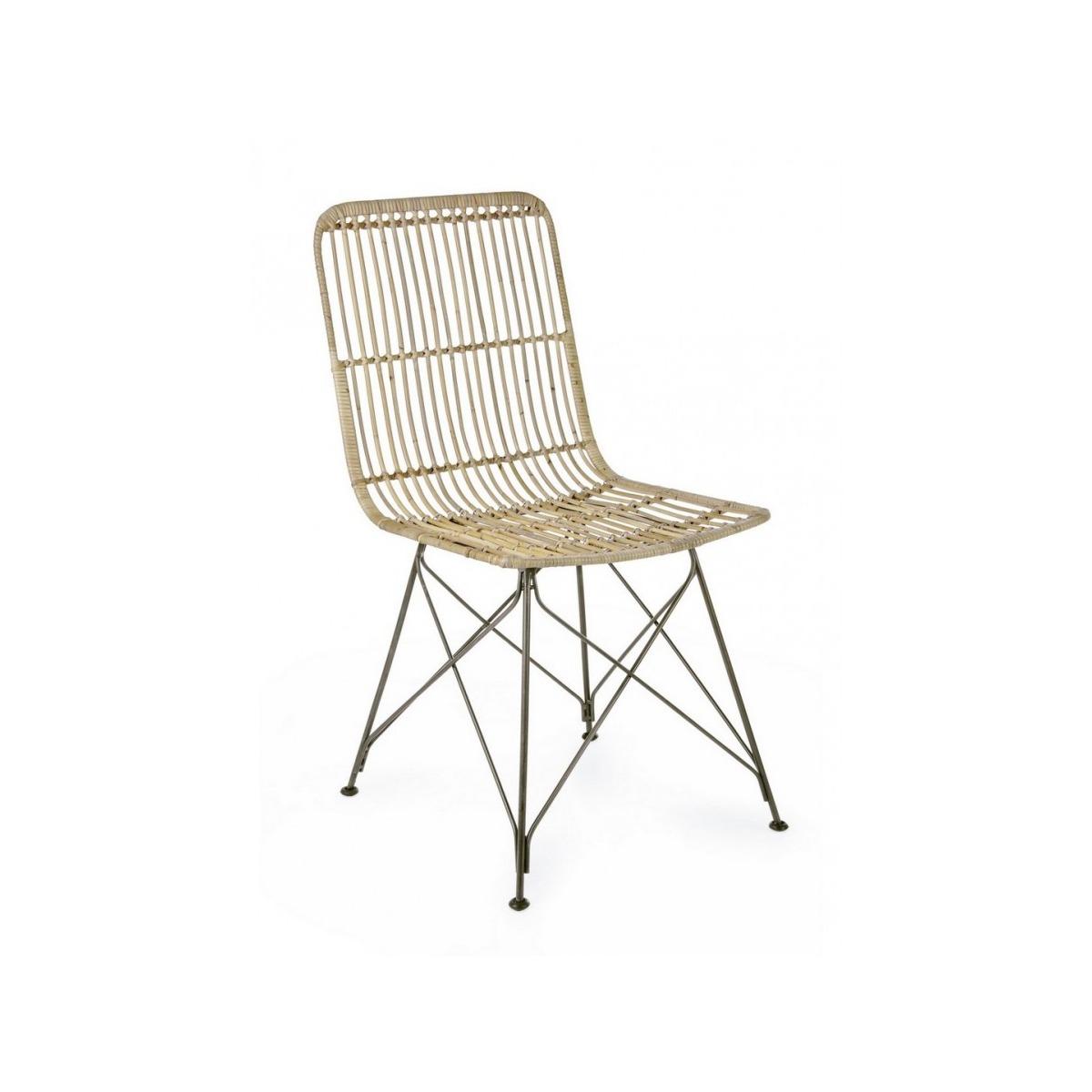 Sedia Lucila Kubu Natural | Bizzotto