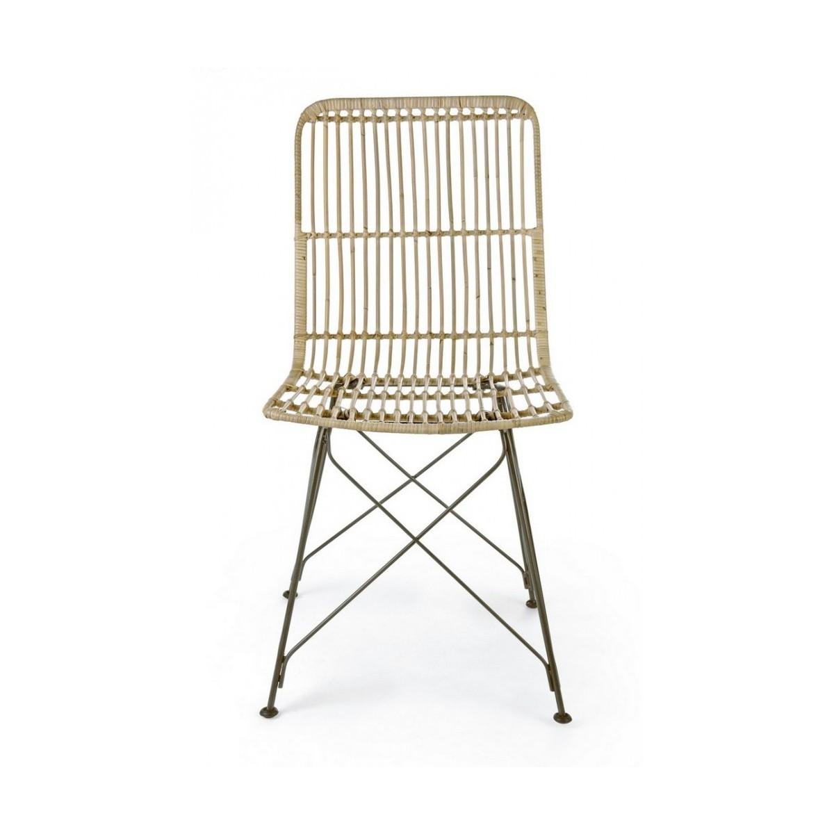 Sedia Lucila Kubu Natural | Bizzotto