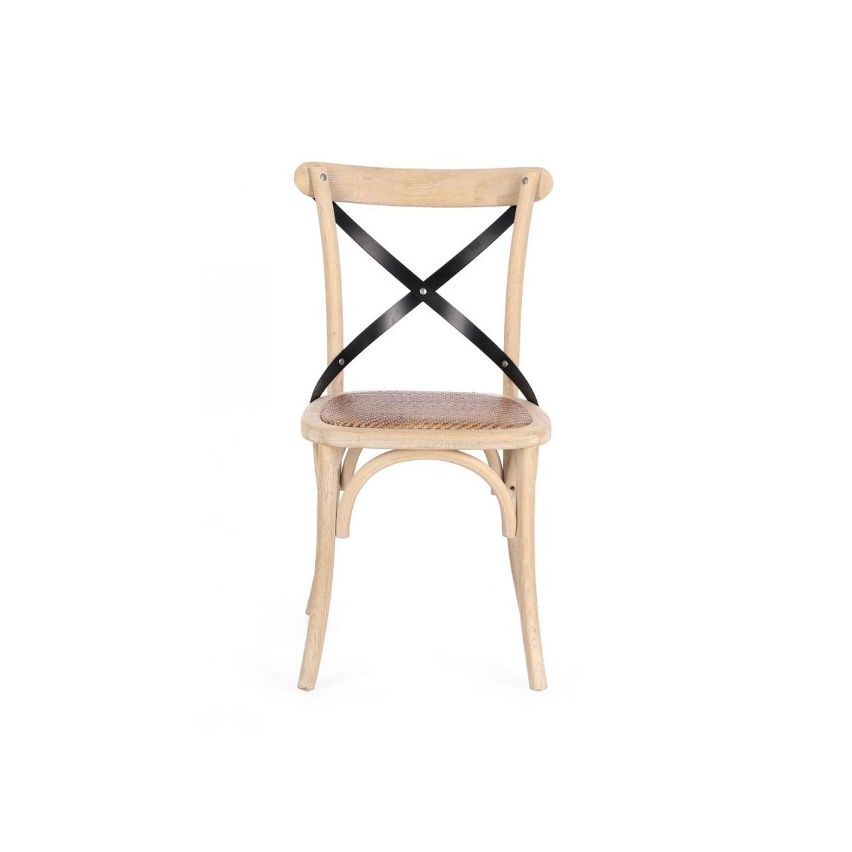 Sedia Cross Metal W.Wash | Bizzotto