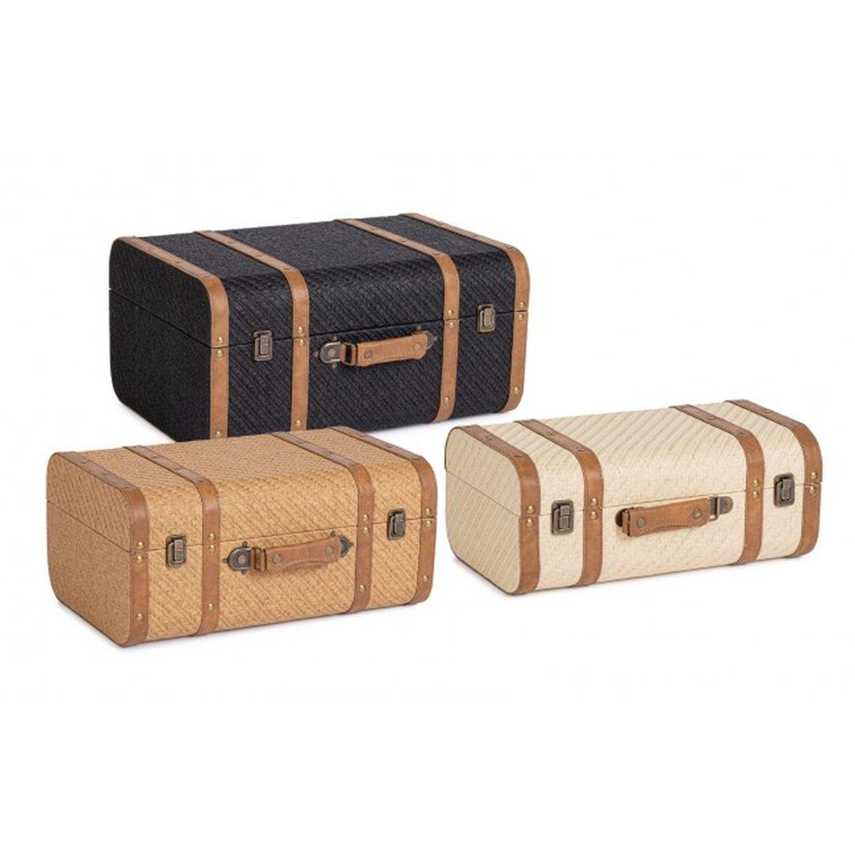 Baule Set pz.3 Valigia Adelasia | Bizzotto