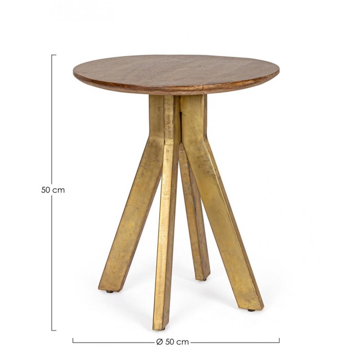 Tavolino Sherman Tondo cm.Ã?50 | Bizzotto