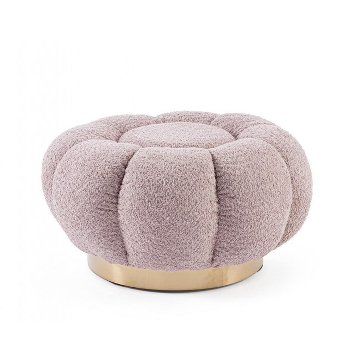 Pouff Florel Rosa Antico | Bizzotto