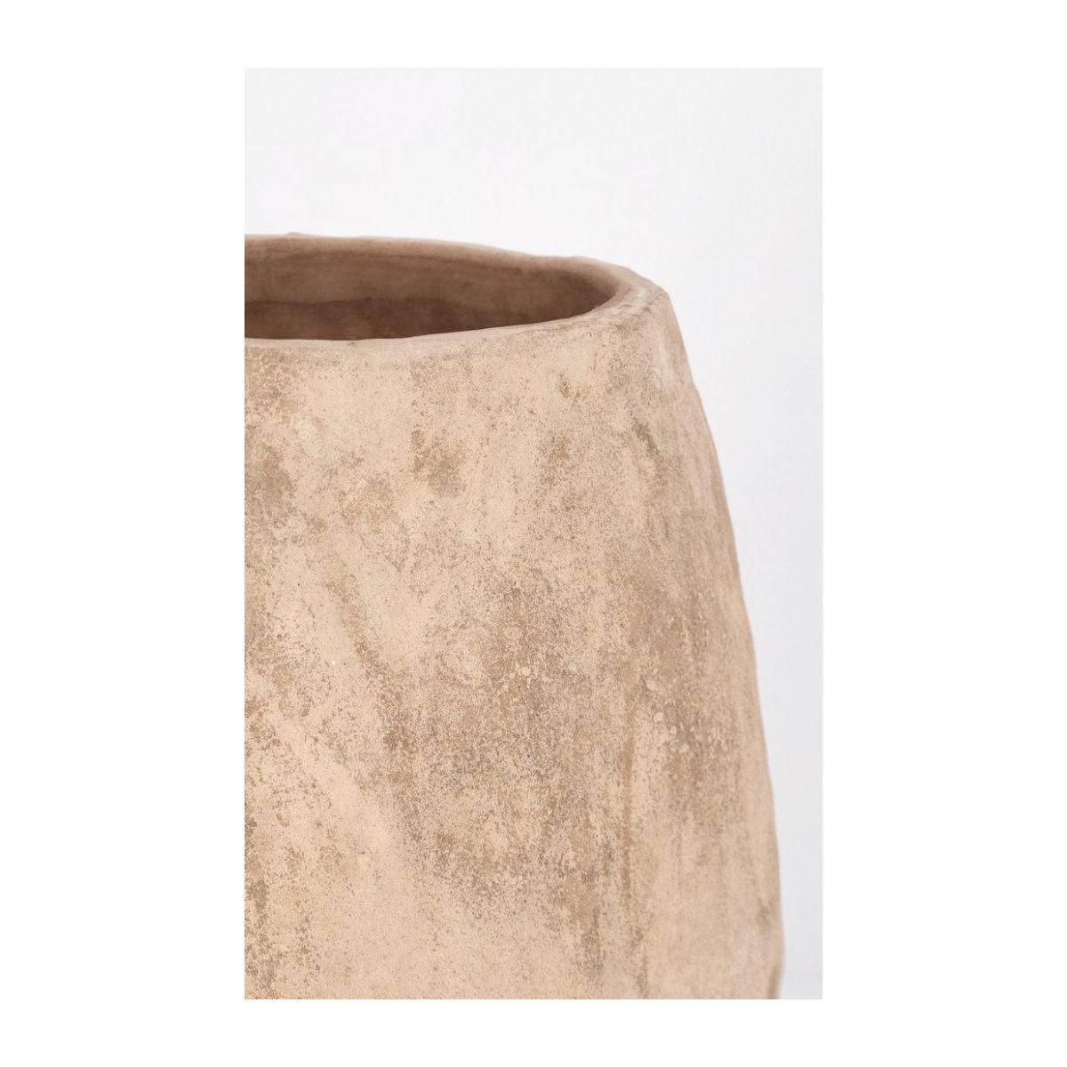 Portavaso Minh Bomb Terracotta Brunita cm.H60 | Bizzotto