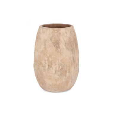 Portavaso Minh Bomb Terracotta Brunita cm.H60 | Bizzotto