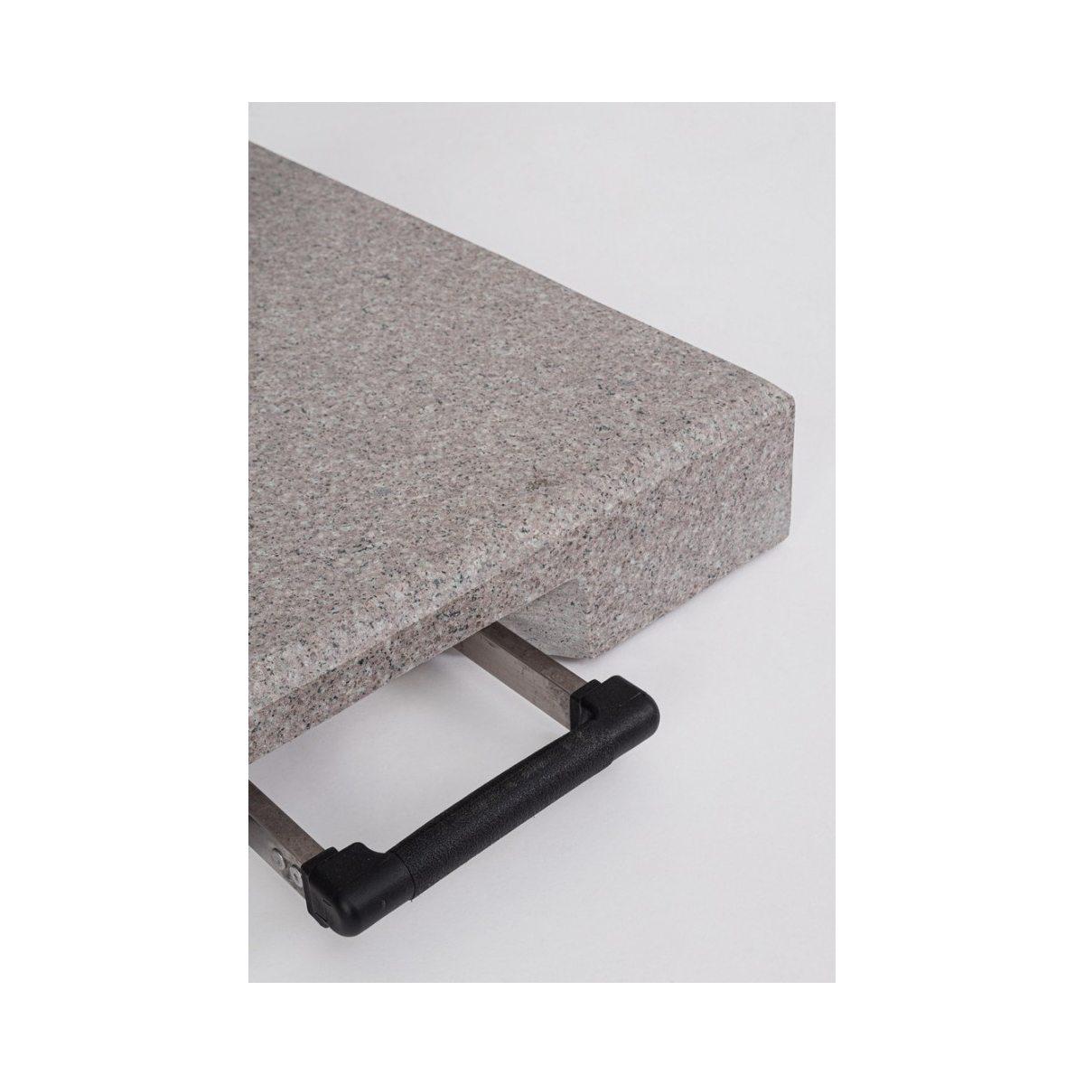 Base Ombr Sunny con Ruote Quadro 40 Kg. Granito | Bizzotto