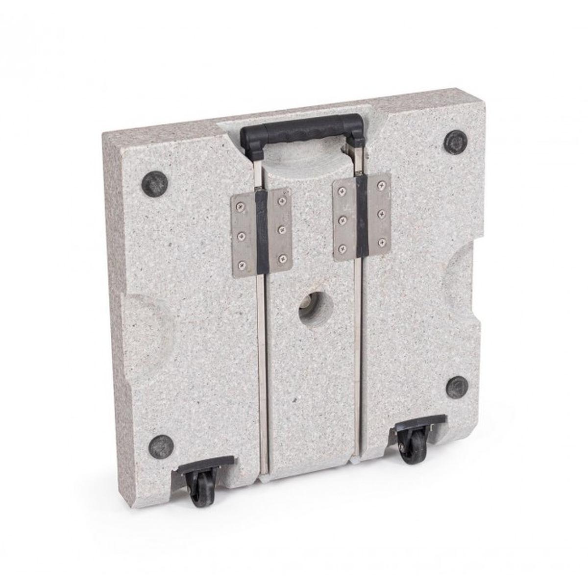 Base Ombr Sunny con Ruote Quadro 40 Kg. Granito | Bizzotto