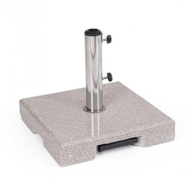 Base Ombr Sunny con Ruote Quadro 40 Kg. Granito | Bizzotto