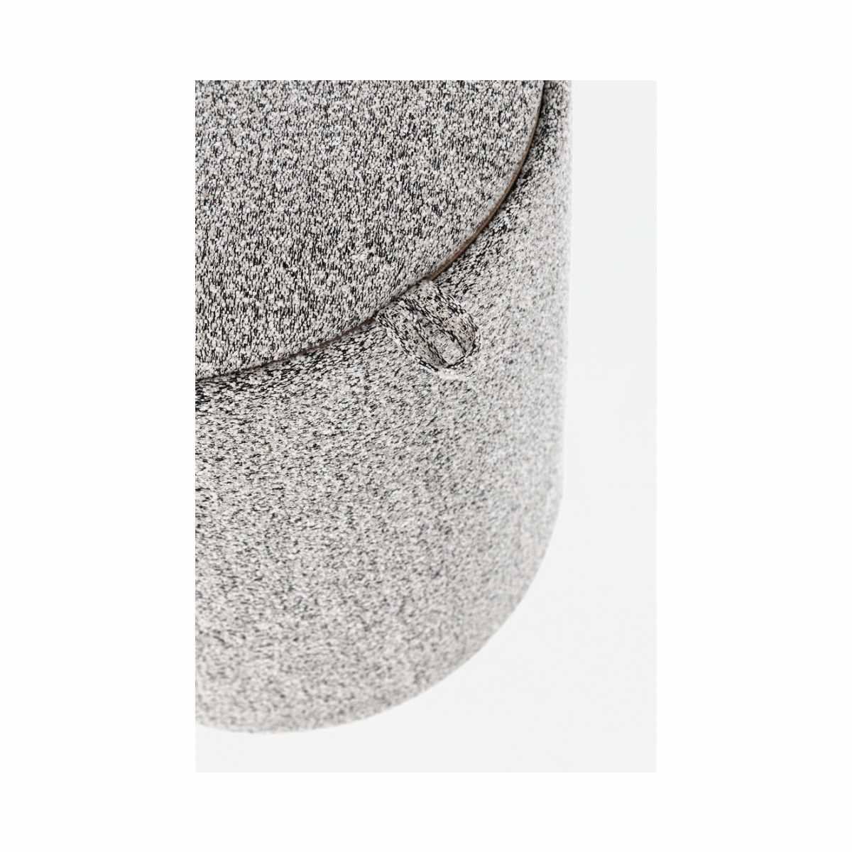 Pouf Contenitore Sasha con Vass Grigio Ch | Bizzotto