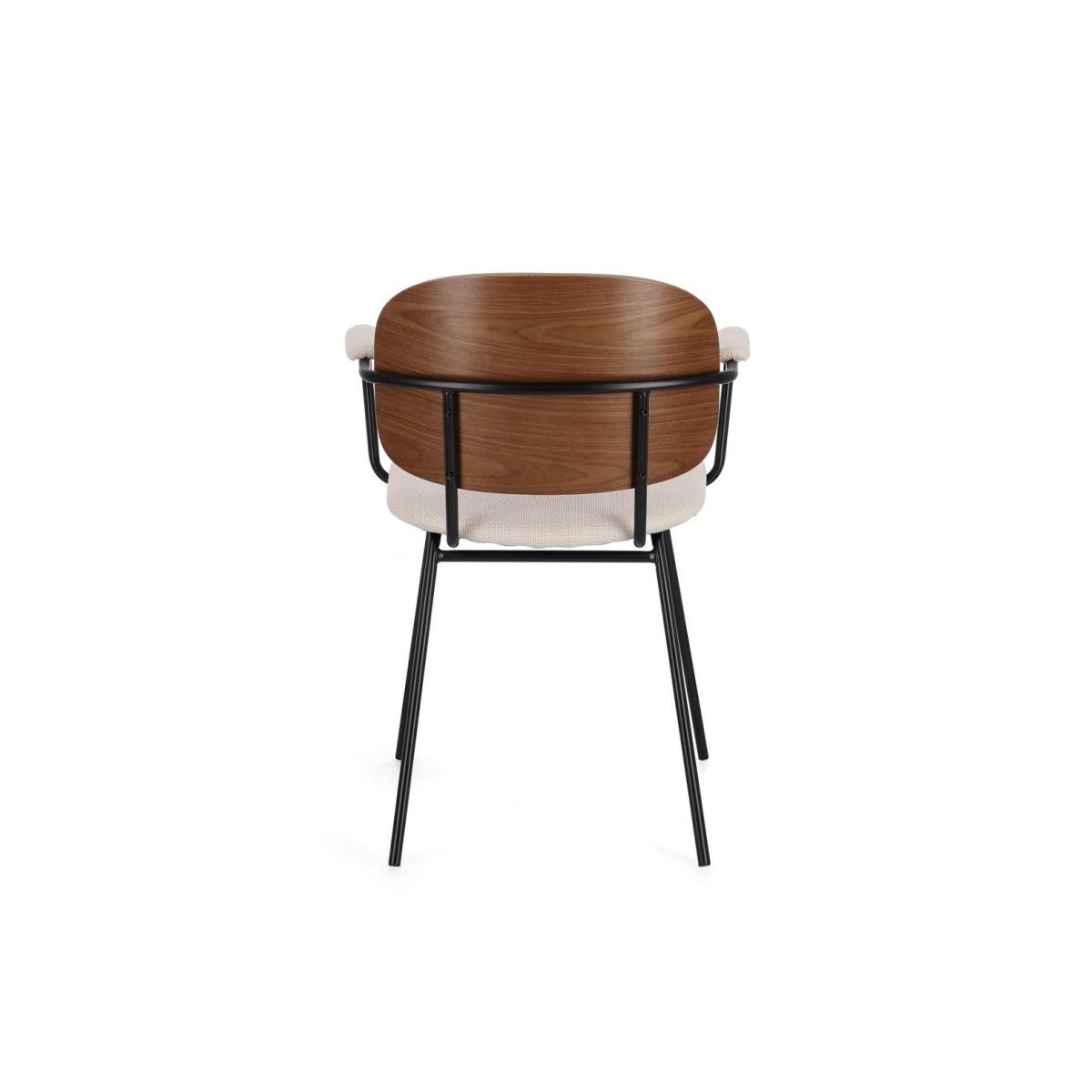 Sedia con Braccioli Sienna Beige | Bizzotto