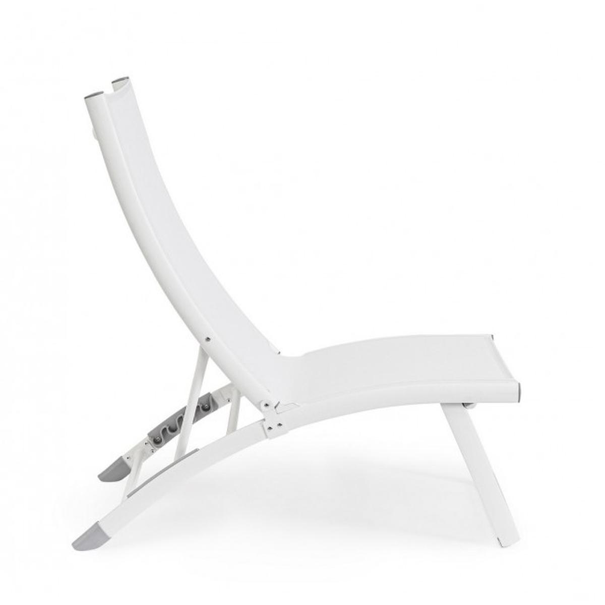 Poltrona Lounge Recl. Taylor Bianco | Bizzotto