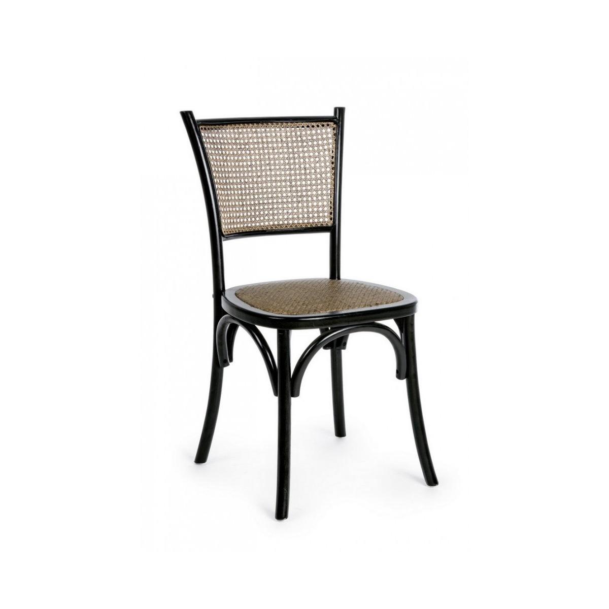 Sedia Carrel Nero | Bizzotto