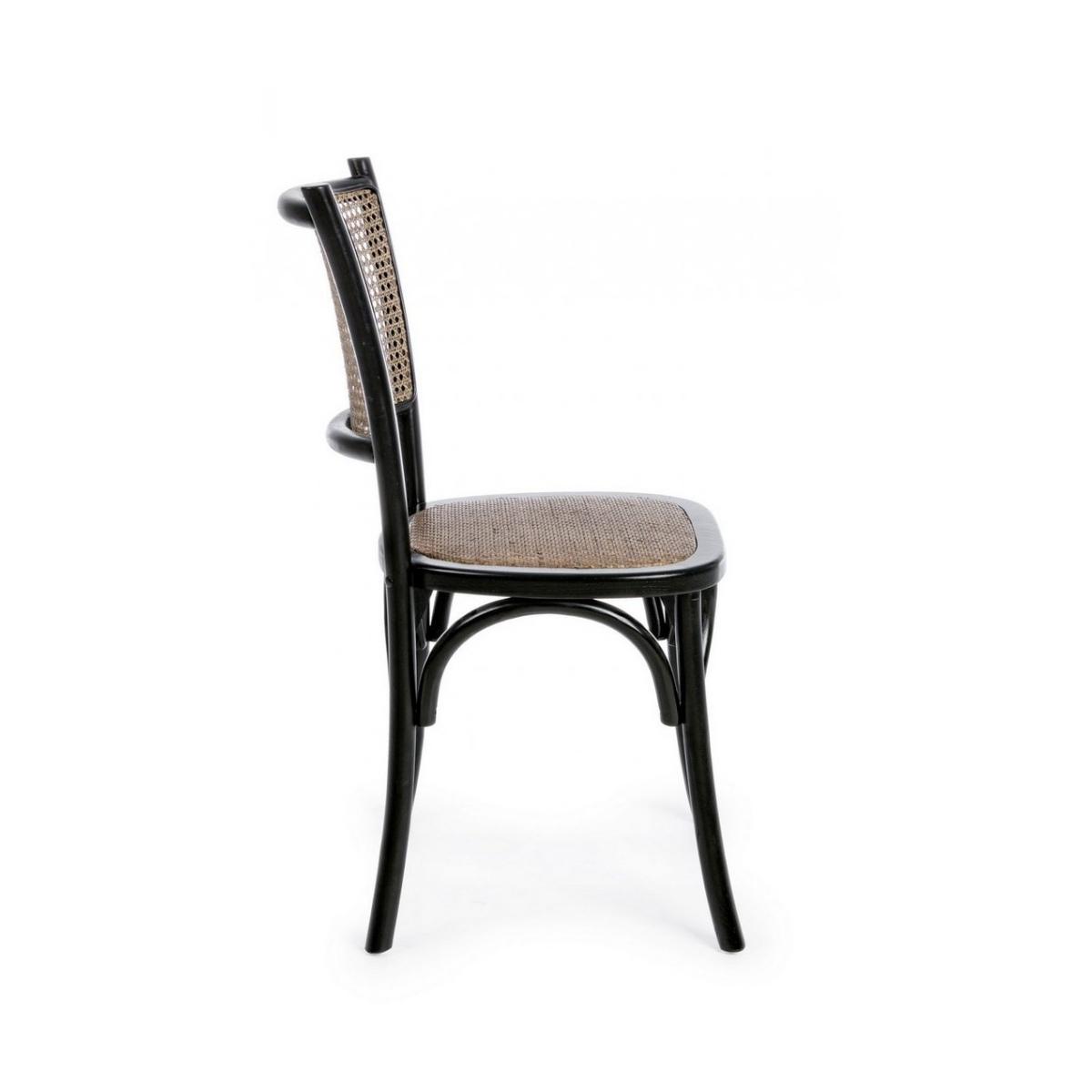 Sedia Carrel Nero | Bizzotto