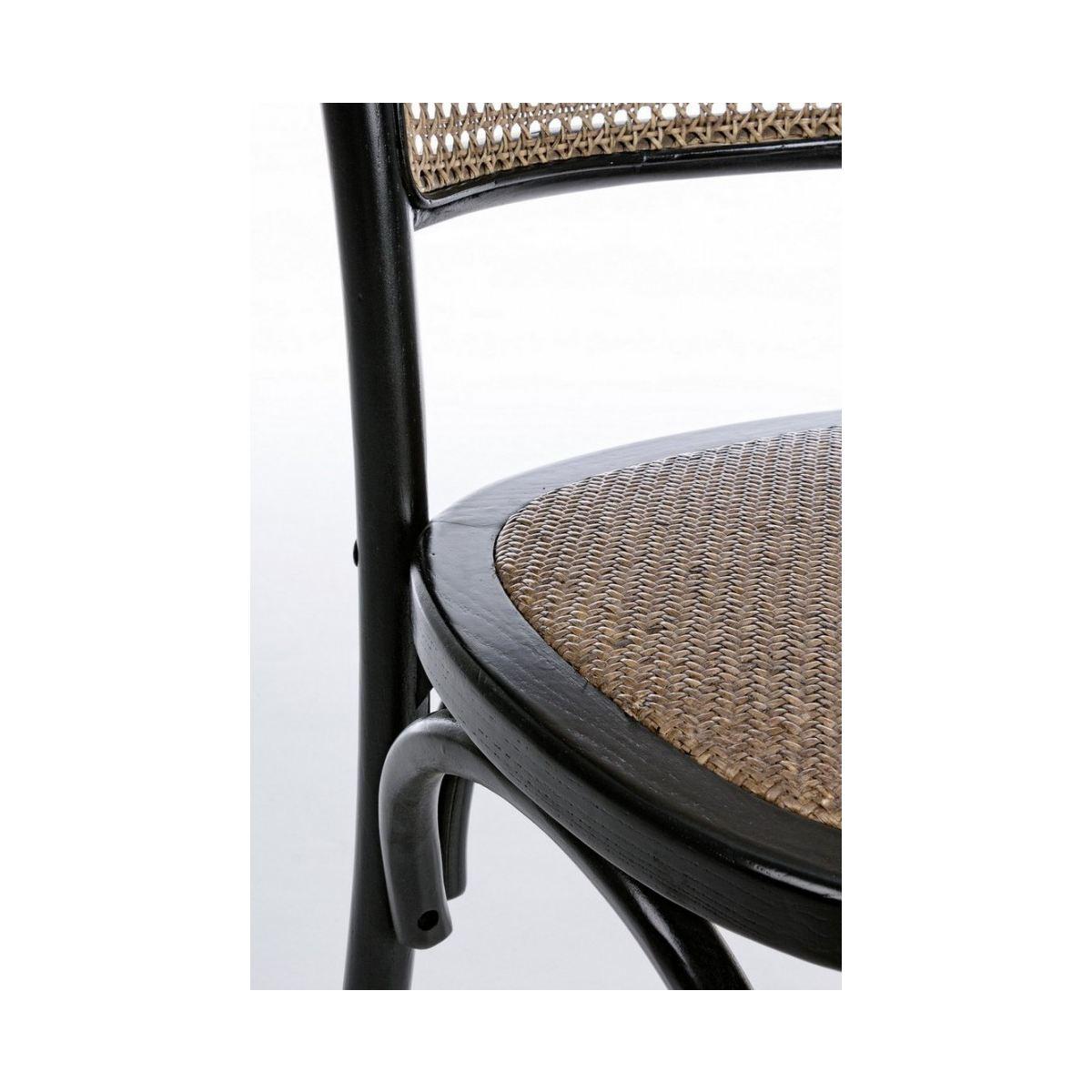 Sedia Carrel Nero | Bizzotto