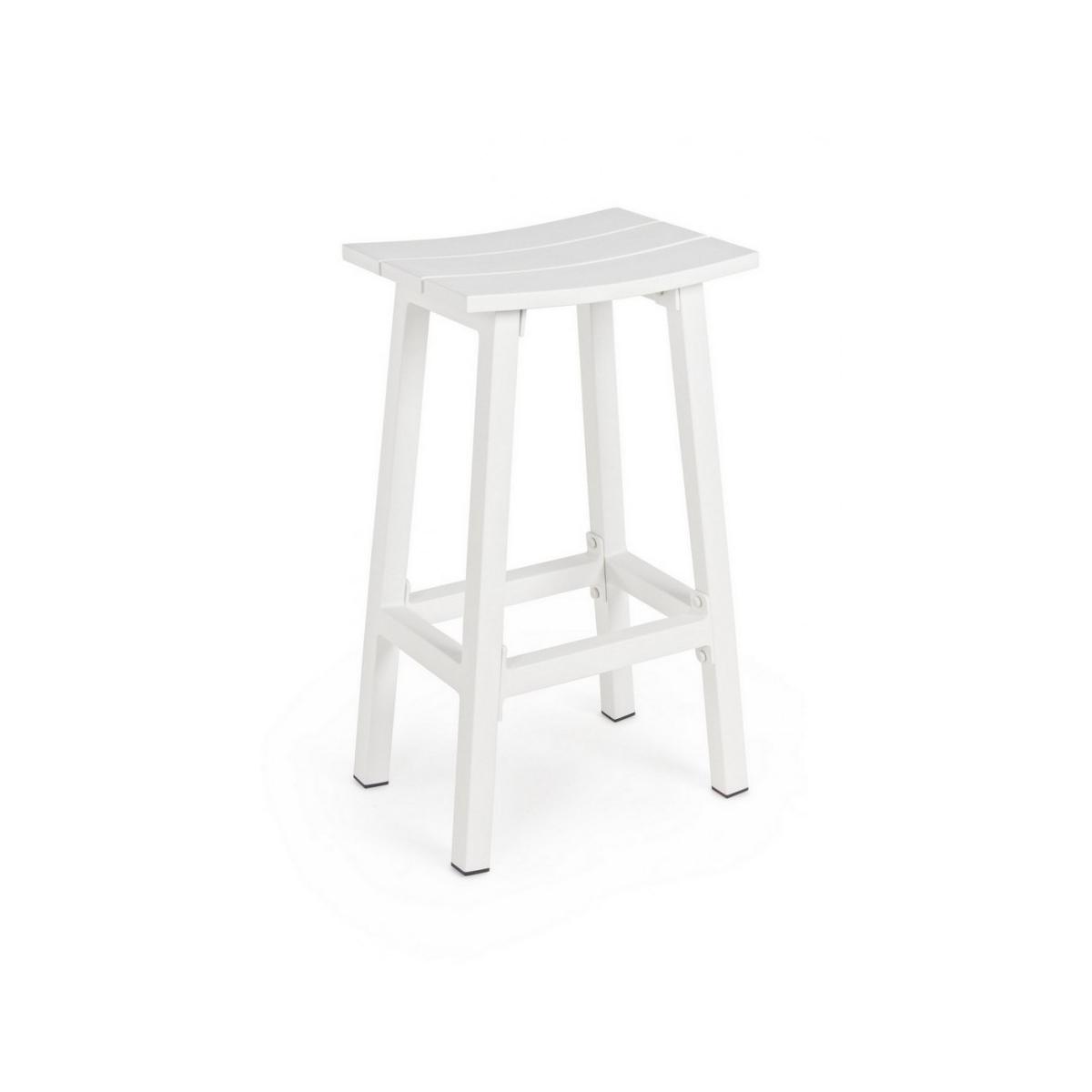 Sgabello Bar Skipper cm.H71 Bianco Yk11 | Bizzotto