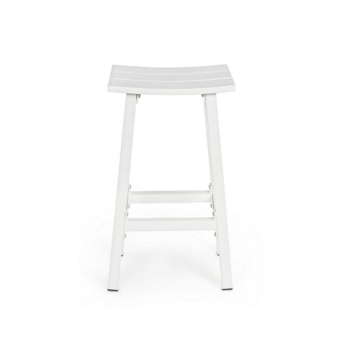 Sgabello Bar Skipper cm.H71 Bianco Yk11 | Bizzotto