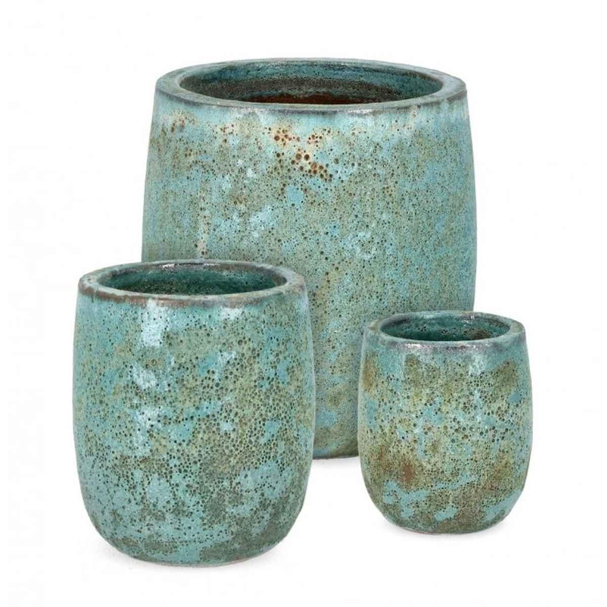 Portavaso Set pz.3 Duyen To Verde | Bizzotto