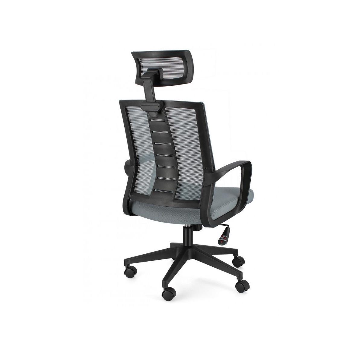 Poltrona Ufficio con Braccioli Roman Grigio Scuro | Bizzotto