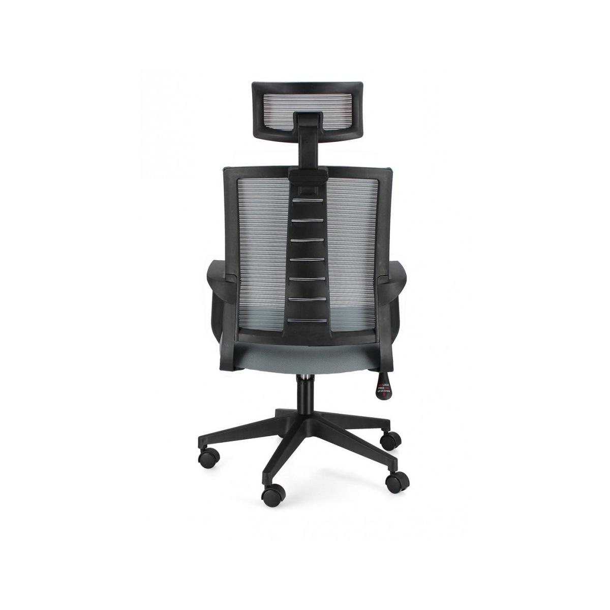 Poltrona Ufficio con Braccioli Roman Grigio Scuro | Bizzotto