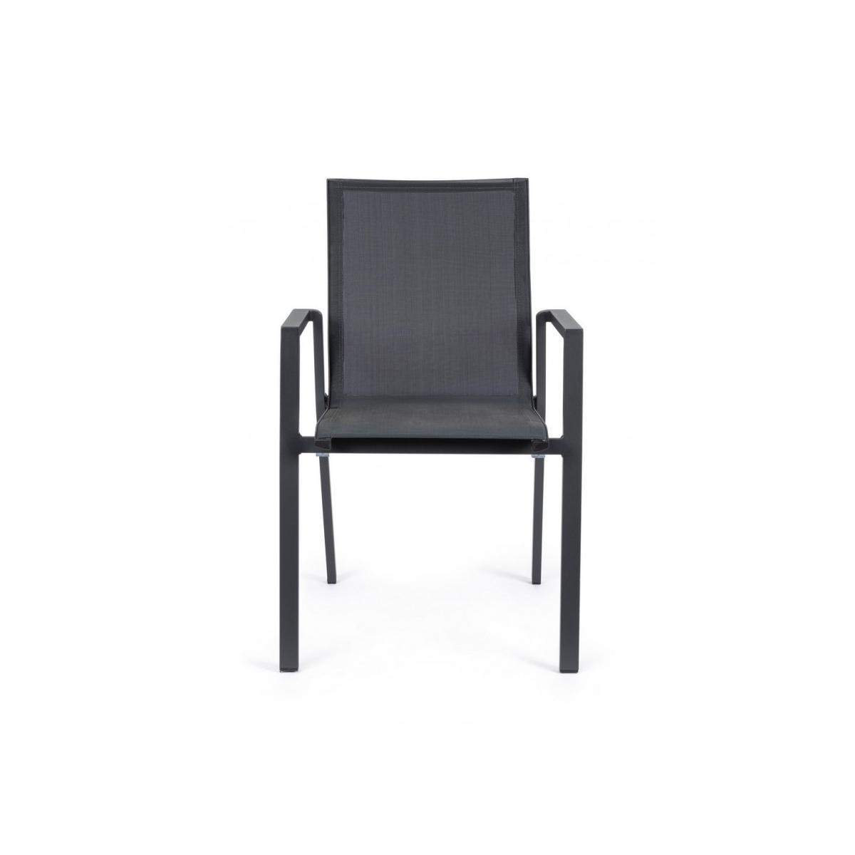 Sedia con Braccioli Krion Antr Jx55 | Bizzotto