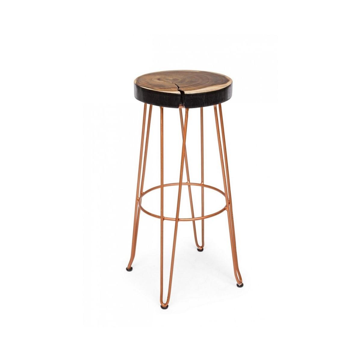 Sgabello Bar Rakel Rame | Bizzotto