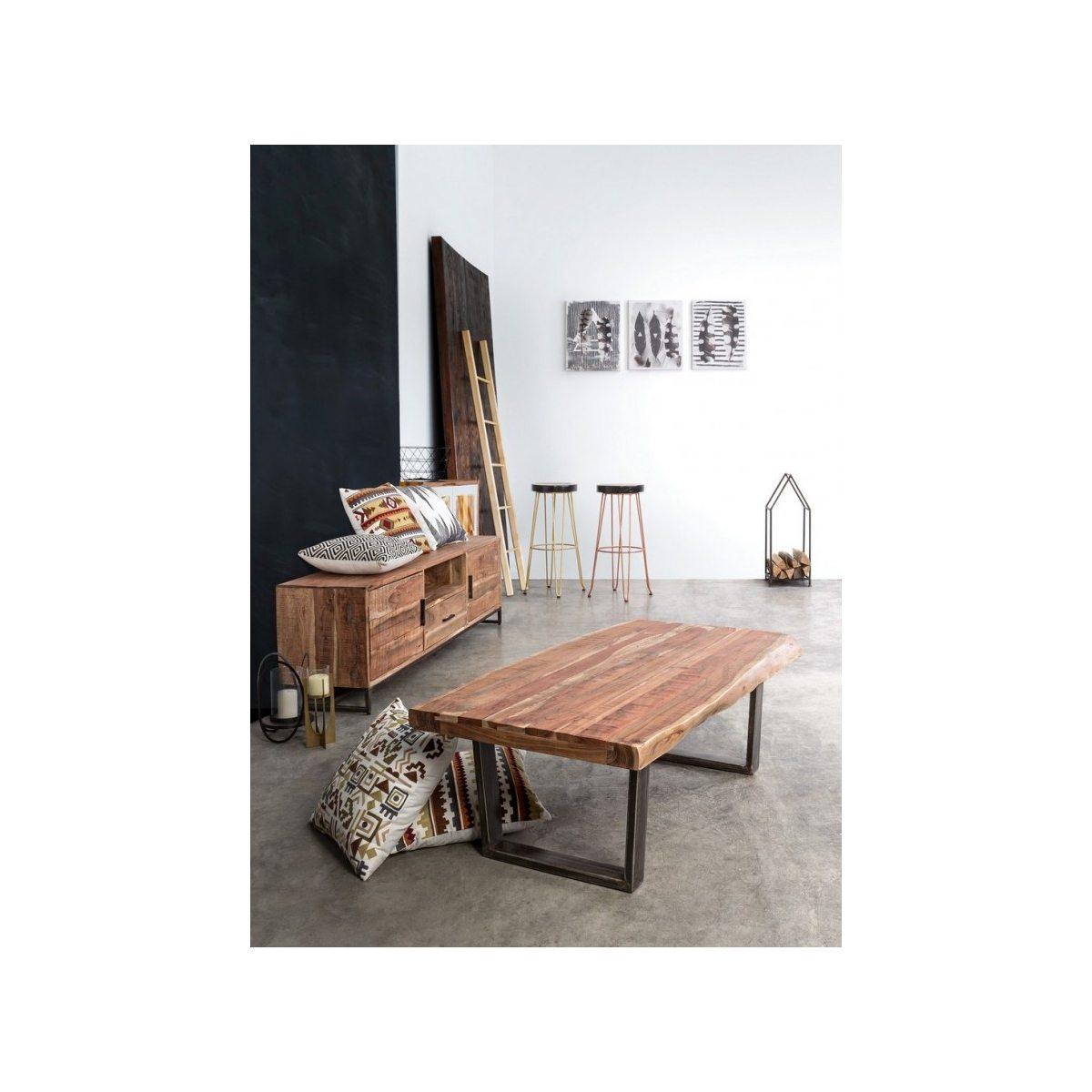 Sgabello Bar Rakel Rame | Bizzotto