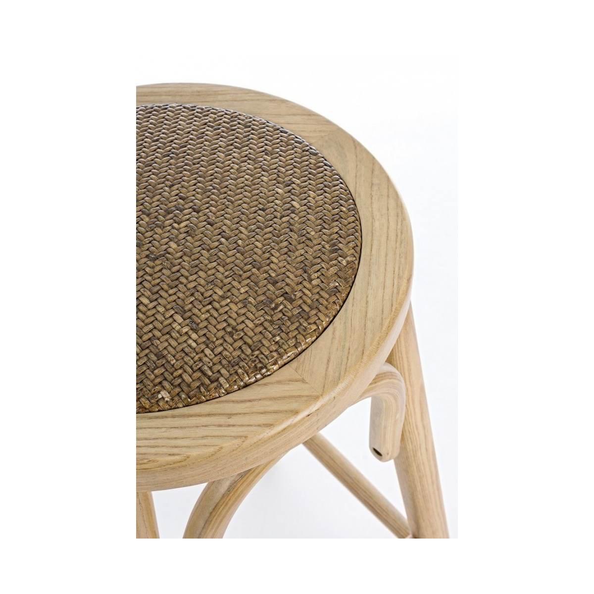 Sgabello Bar Circle Naturale | Bizzotto