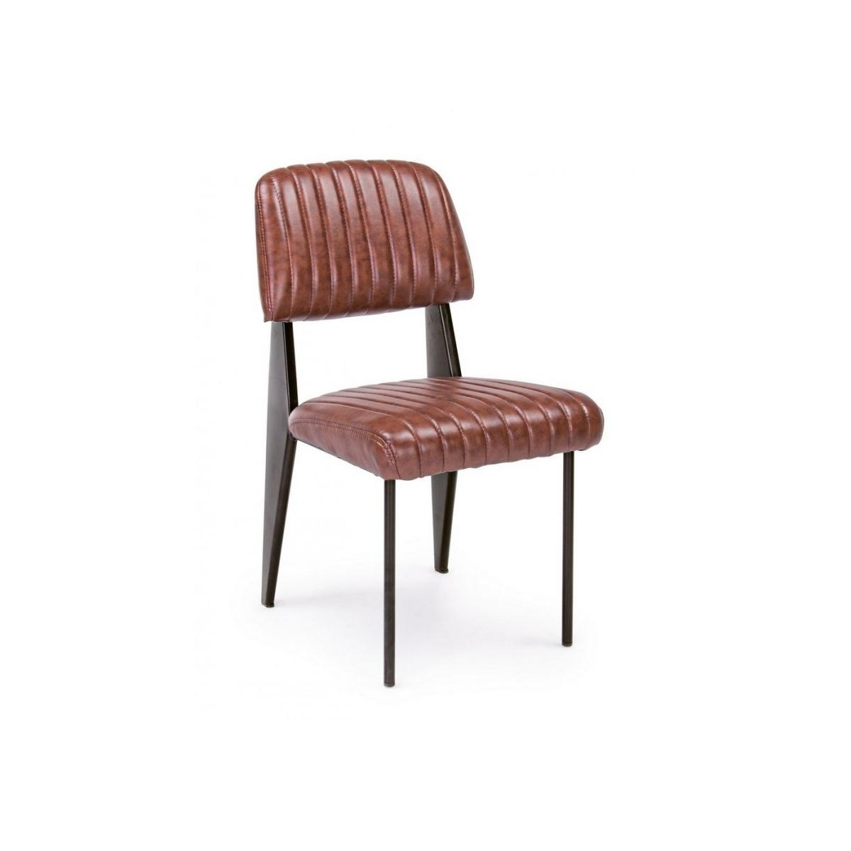 Sedia Nelly Arancio Scuro Vintage | Bizzotto