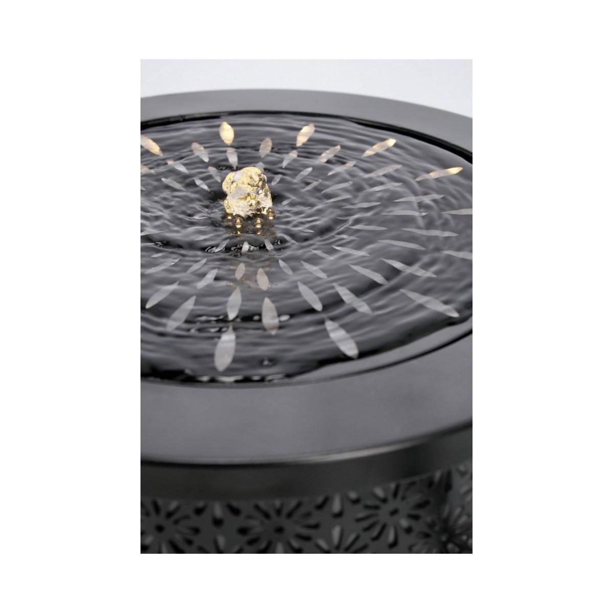 Fontana Miki To Nero cm.Ã?40x30H con LED | Bizzotto