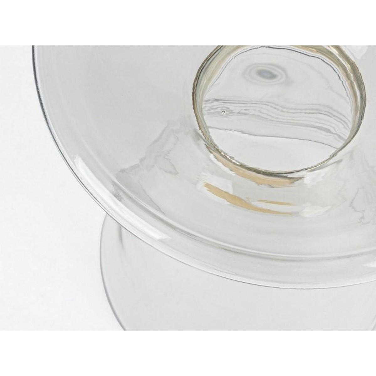 Tavolino Azmin Vetro Clear Tondo cm.Ã?36 | Bizzotto