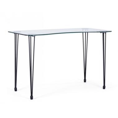 Scrivania Rondo' Nero cm.120x60 | Bizzotto