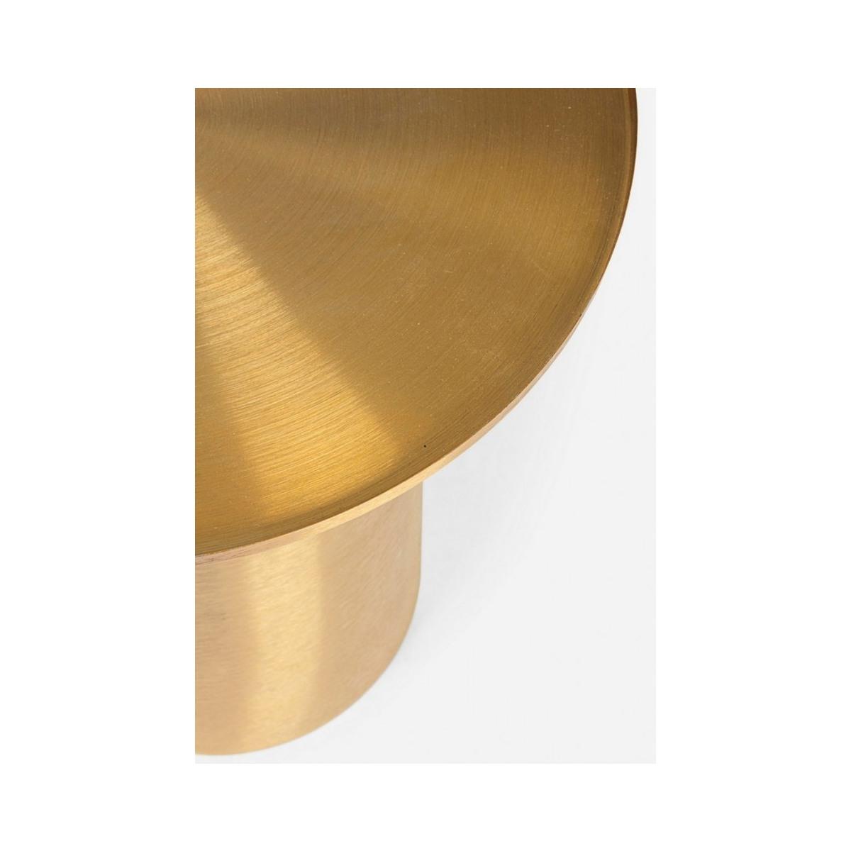 Tavolino Kalpita Gold Tondo cm.Ã?51 | Bizzotto