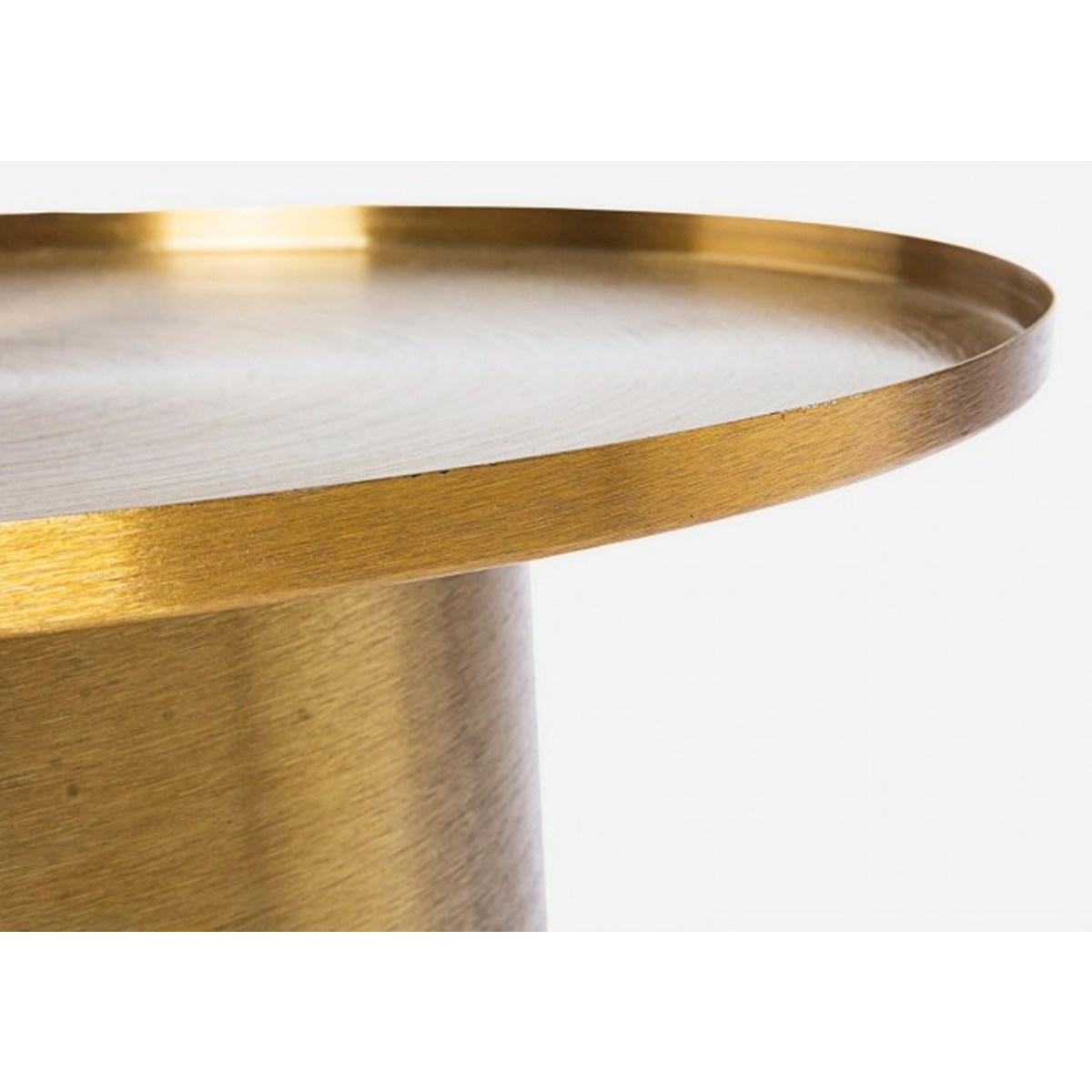 Tavolino Kalpita Gold Tondo cm.Ã?51 | Bizzotto