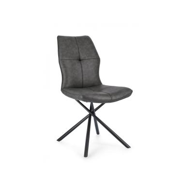 Sedia Kepler Pu Antracite | Bizzotto