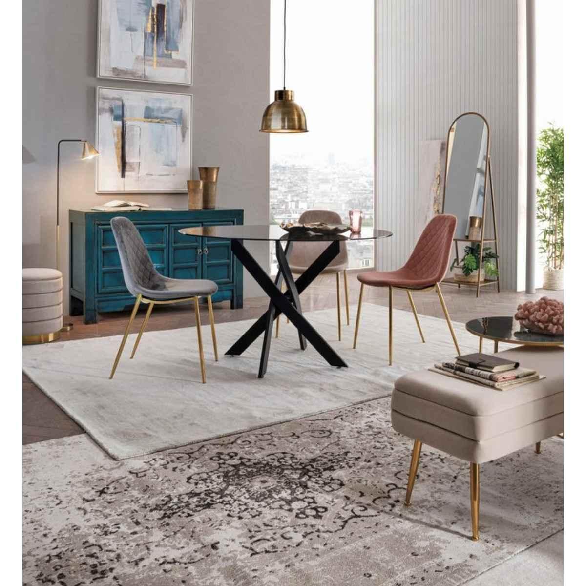 Base Tavolo George Nero cm.Ã?120 | Bizzotto