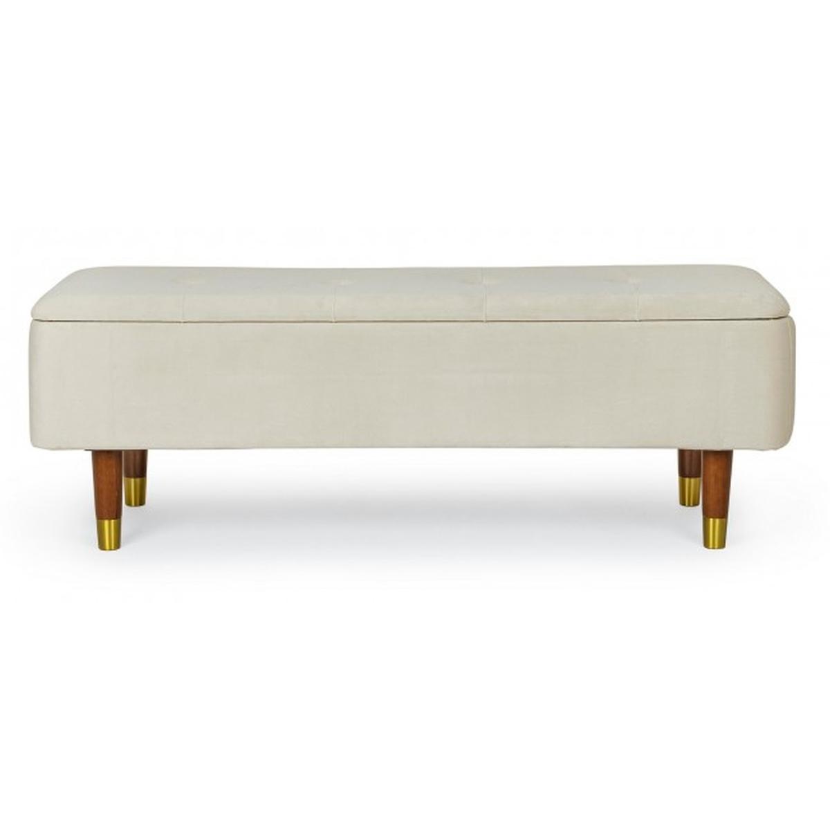 Panca 2 Posti Contenitore Kira Nat | Bizzotto