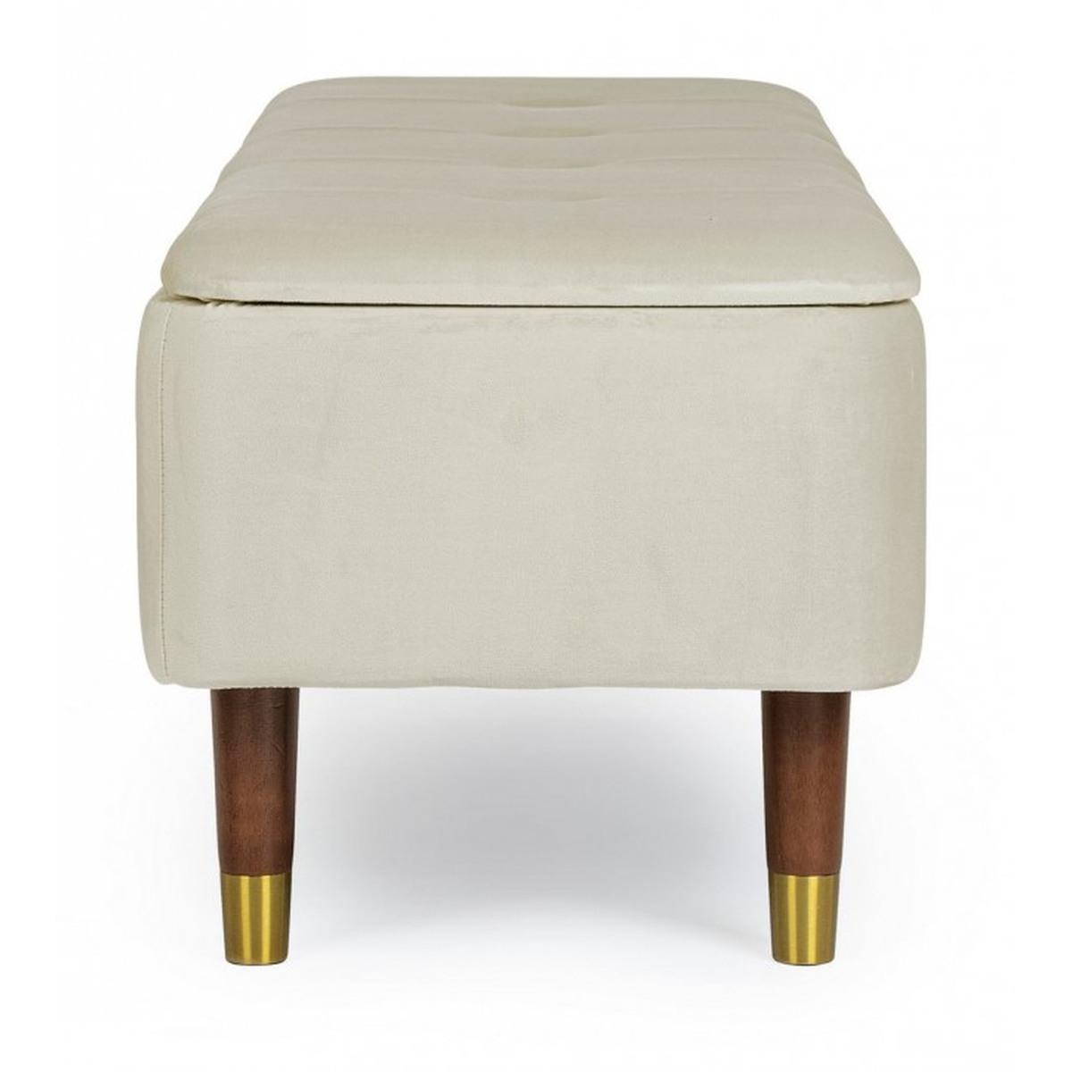 Panca 2 Posti Contenitore Kira Nat | Bizzotto