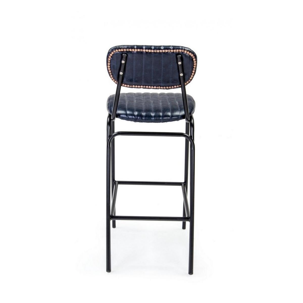 Sgabello Bar Debbie Blu Vintage | Bizzotto