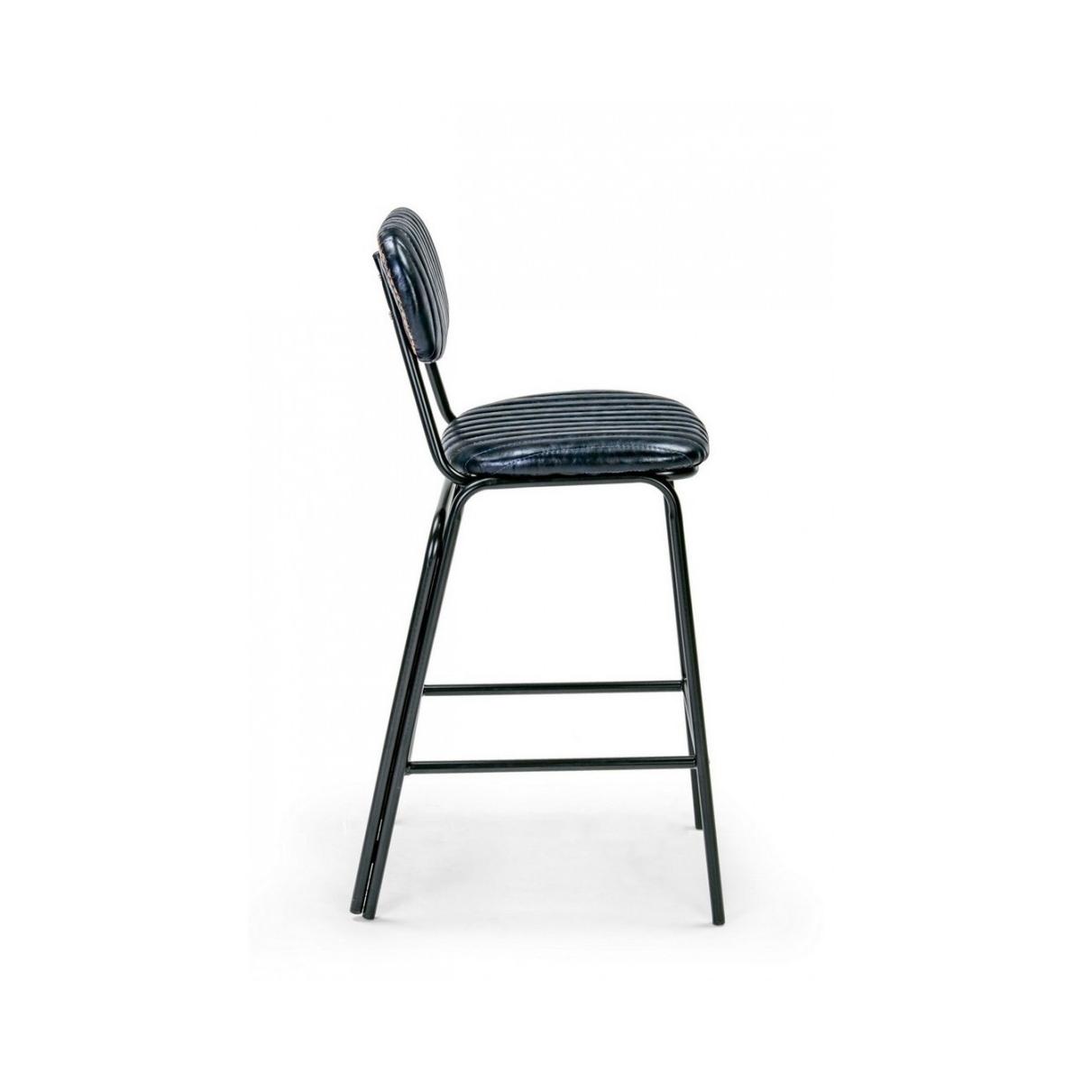 Sgabello Bar Debbie Blu Vintage | Bizzotto