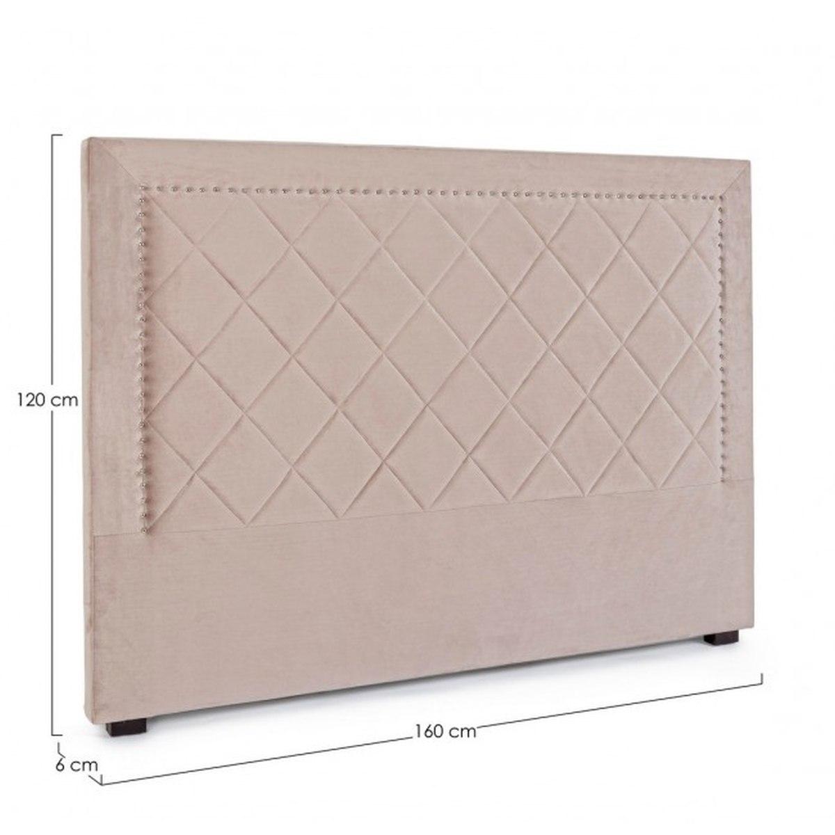 Testiera Letto Ahura Grigio Chiaro cm.160 | Bizzotto