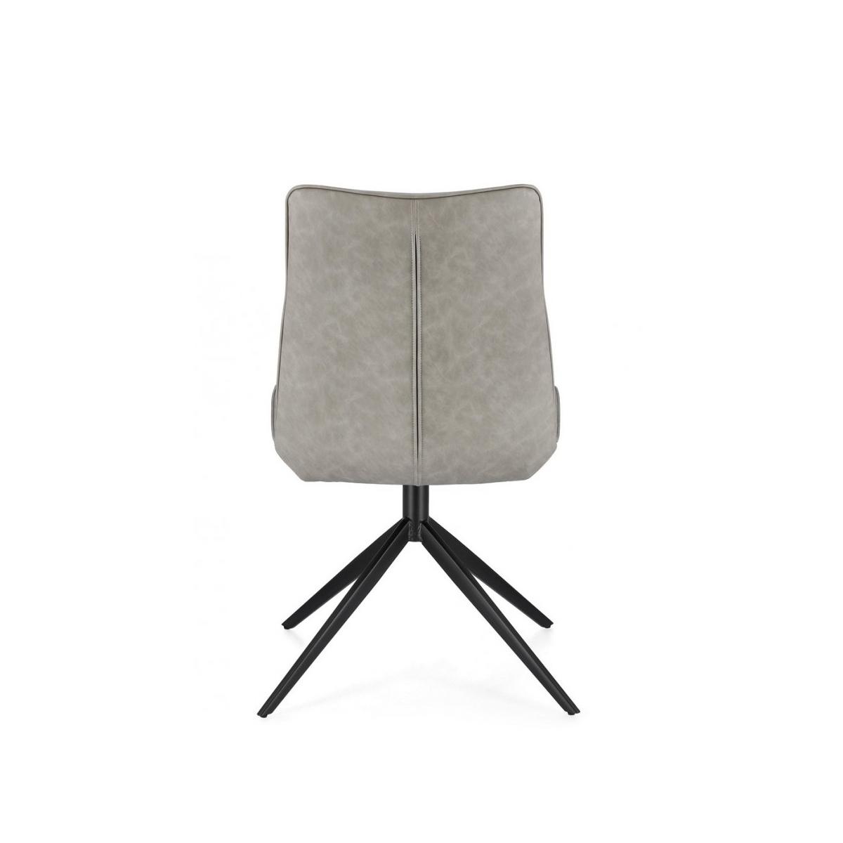 Sedia Jordan Pu Tortora | Bizzotto