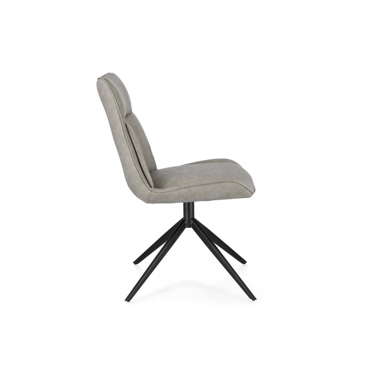 Sedia Jordan Pu Tortora | Bizzotto