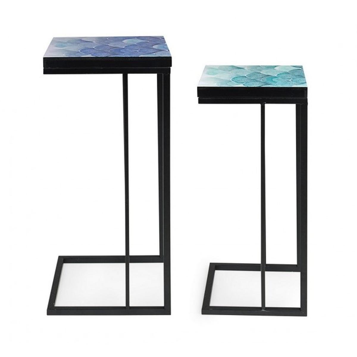 Tavolino Set pz.2 Reef K02 | Bizzotto